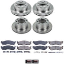 PowerStop OE Stock Replacement Low-Dust Ceramic Brake Pad and Rotor Kit