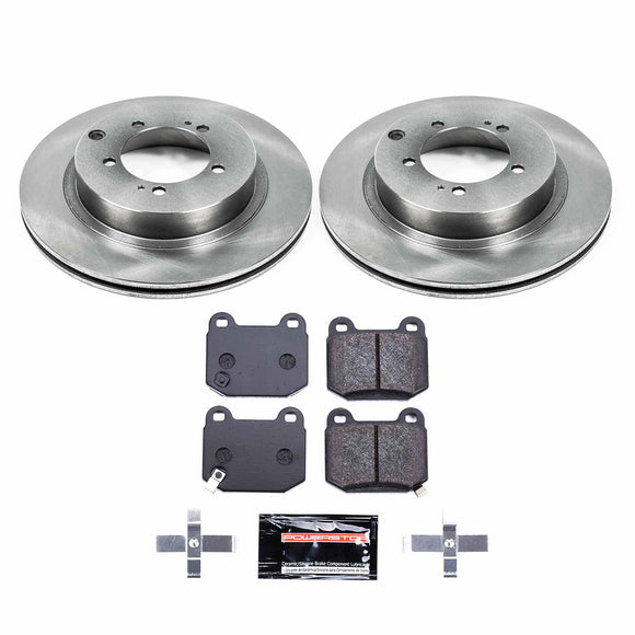 PowerStop Track Day High-Performance Brake Pad and Rotor Kit