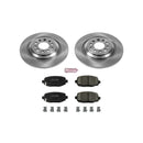 PowerStop OE Stock Replacement Low-Dust Ceramic Brake Pad and Rotor Kit