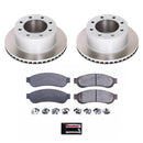 PowerStop Semi-Coated Rotor and Low-Dust Ceramic Brake Pad Kit