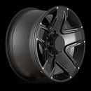 16x8 Mamba M13 Matte Black 5x114.3 5x4.5 ET13 Wheel Rim