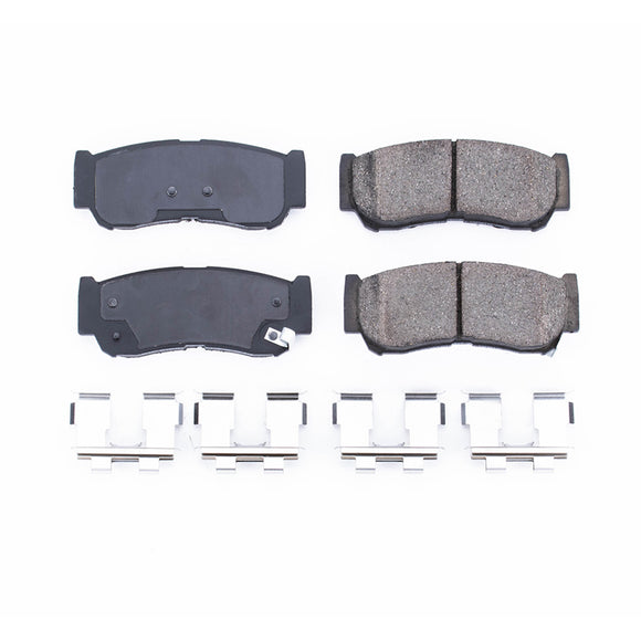 PowerStop Z17 Evolution Ceramic Brake Pads With Hardware