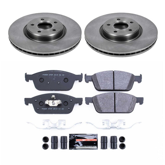 PowerStop Track Day Spec High-Performance Brake Pad and Rotor Kit