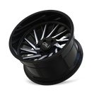 24x14 Cali Off-Road 9114 Purge Gloss Black Milled 6x135 ET-76 Wheel Rim