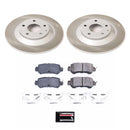 PowerStop Semi-Coated Rotor and Low-Dust Ceramic Brake Pad Kit
