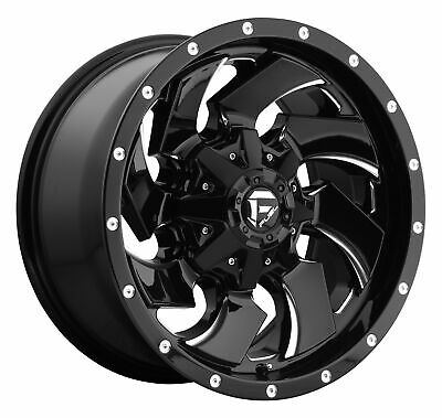 18X9 Fuel D574 Cleaver Gloss Black Milled 6X135/6X139.7 ET1 wheel/rim