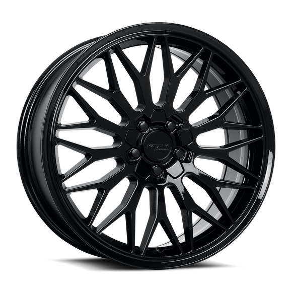 18x8 Katana KR05 Glossy Black Wheel 5x105 ET40 CB73.1