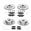 PowerStop Z23 Daily Driver Carbon-Fiber Ceramic Brake Pad and Drilled & Slotted
