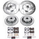 PowerStop Z26 Street Performance Ceramic Brake Pad and Drilled & Slotted Rotor K