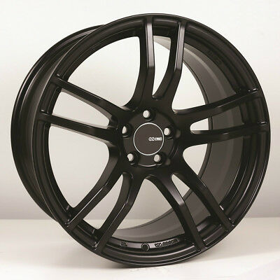 18X8 Enkei TX5 Wheel/Rim Matte Black 5X108 ET45 5-108 18-8