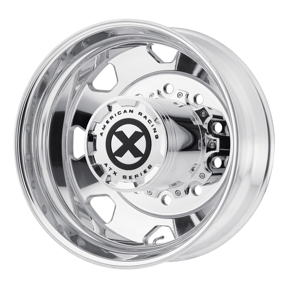 24.5X8.25 American Racing ATX AO401 OCTANE Polished 10X285.75 ET-168 wheel