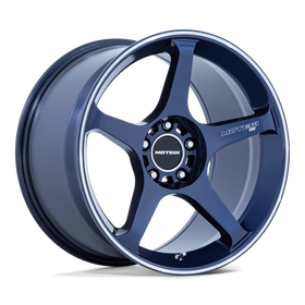 18X10.5 Motegi MR159 Battle V Obsidian Blue 5x120 ET25 Wheel Rim