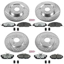 PowerStop Z26 Street Performance Ceramic Brake Pad and Drilled & Slotted Rotor K