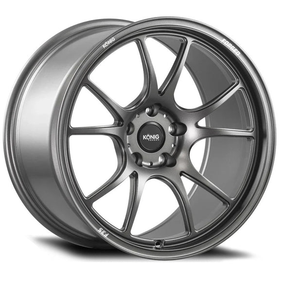 18x10.5 Konig F3S Satin Charcoal 5x114.3 ET25 CB73.1 Wheel Rim
