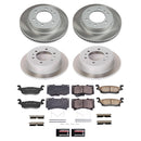 PowerStop Semi-Coated Rotor and Low-Dust Ceramic Brake Pad Kit