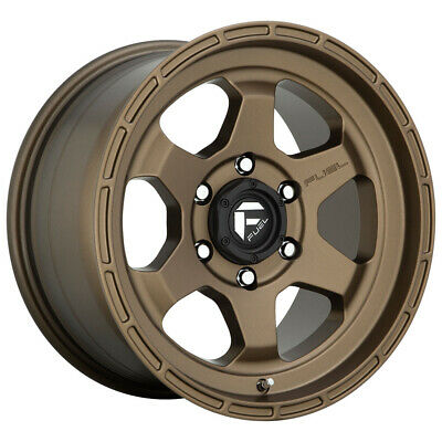 20x9 Fuel Off-Road D666 Shok Matte Bronze 6x139.7 ET19 CB106.1 Wheel Rim