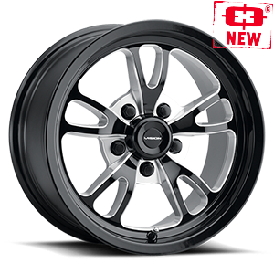 17x7 Vision 149 Patriot Black Milled Spoke 5x114.3 5x4.5 ET0 Wheel Rim