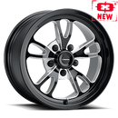 17x7 Vision 149 Patriot Black Milled Spoke 5x114.3 5x4.5 ET0 Wheel Rim