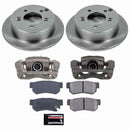 PowerStop OE Stock Replacement Low-Dust Ceramic Brake Pad, Rotor and Caliper Kit