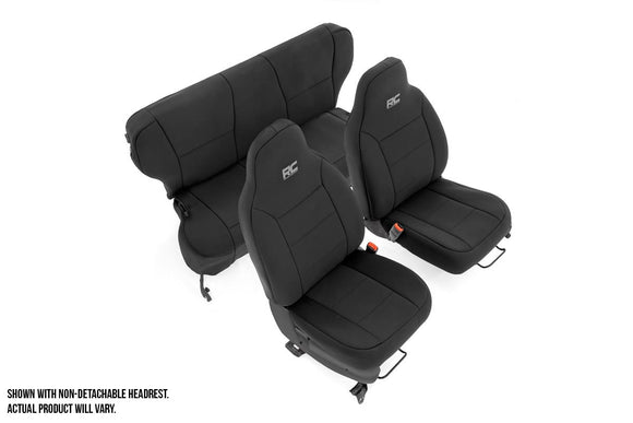 Rough Country Seat Covers Front and Rear For Jeep Cherokee XJ 97-01
