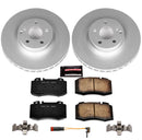 PowerStop Genuine Geomet Coated Rotor and Carbon-Fiber Ceramic Brake Pad Kit