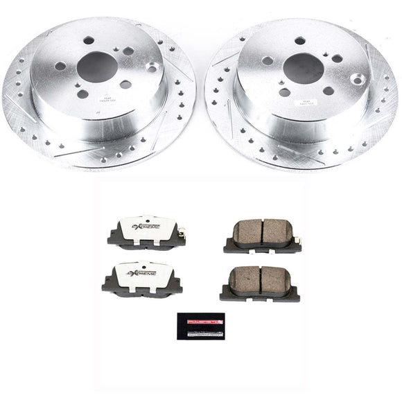 PowerStop Z26 Street Performance Ceramic Brake Pad and Drilled & Slotted Rotor K