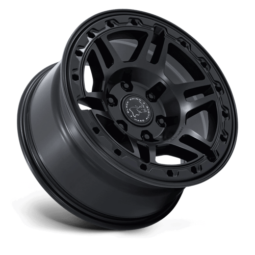 17x8.5 Black Rhino BR039 Vanguard Matte Black 6x139.7 ET0 CB106.1 Wheel