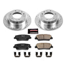 PowerStop Z23 Daily Driver Carbon-Fiber Ceramic Brake Pad and Drilled & Slotted