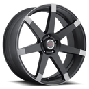 22x9.5 Vision 9042 Sultan Matte Black with Anthracite Spoke Ends 5x115 ET15 CB74