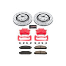 PowerStop Z23 Daily Driver Carbon-Fiber Ceramic Pads Drilled & Slotted Rotor & C