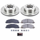 PowerStop OE Stock Replacement Low-Dust Ceramic Brake Pad and Rotor Kit