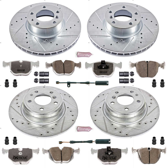 PowerStop Z26 Street Performance Ceramic Brake Pad and Drilled & Slotted Rotor K