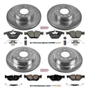 PowerStop Z23 Daily Driver Carbon-Fiber Ceramic Brake Pad and Drilled & Slotted