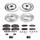 PowerStop Z23 Daily Driver Carbon-Fiber Ceramic Brake Pad and Drilled & Slotted