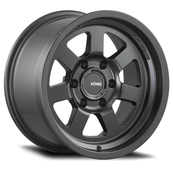 18x9 Konig HT2 Hyper Trail Matte Black 5x127 ET0 CB71.5 Wheel Rim