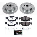 PowerStop Z36 Carbon-Fiber Ceramic Brake Pad with Drilled and Slotted Rotor Kit