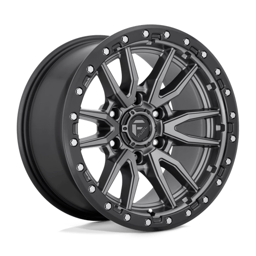 22x9 Fuel Off-Road D680 Rebel Gray 6x135 ET20 CB87.1 Wheel Rim