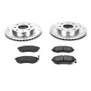PowerStop Z23 Daily Driver Carbon-Fiber Ceramic Brake Pad and Drilled & Slotted