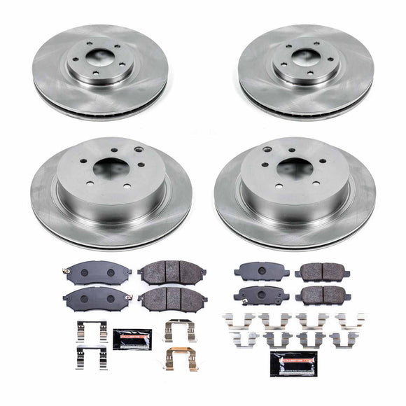PowerStop Track Day High-Performance Brake Pad and Rotor Kit