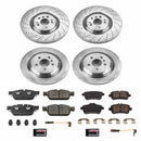 PowerStop OE Stock Replacement Low-Dust Ceramic Brake Pad and Rotor Kit