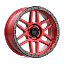 20X9 KMC KM544 MESA Candy Red With Black Lip 5X127 ET0 wheel/rim