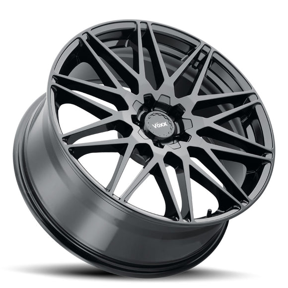 20x8.5 Voxx Nice Gloss Black 5x112 ET32 CB72.56 Wheel Rim