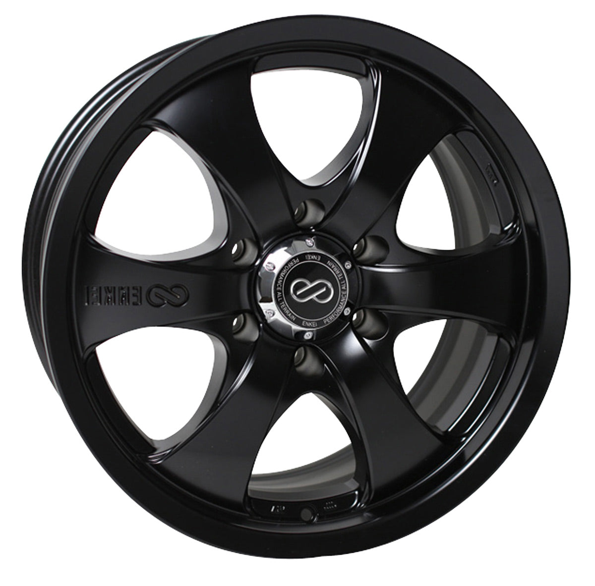 20X9 Enkei M6 Black Paint Wheel/Rim 6x135 6-135 482-290-9530BK