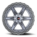 20x9 Vortek VRT-602 Argon Matte Titanium 6x135 ET20 CB106.1 Wheel