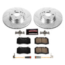 PowerStop Z23 Daily Driver Carbon-Fiber Ceramic Brake Pad and Drilled & Slotted