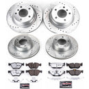PowerStop Z26 Street Performance Ceramic Brake Pad and Drilled & Slotted Rotor K