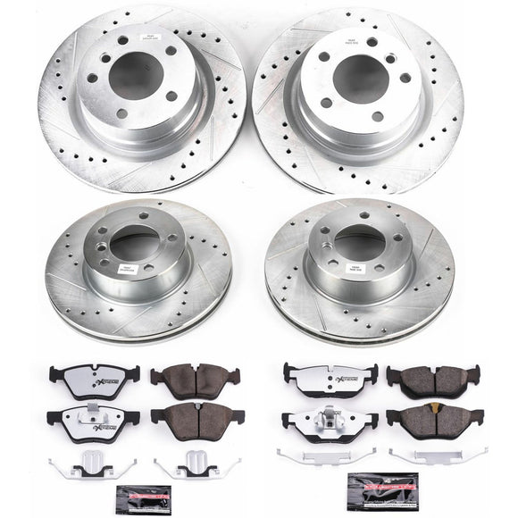 PowerStop Z26 Street Performance Ceramic Brake Pad and Drilled & Slotted Rotor K