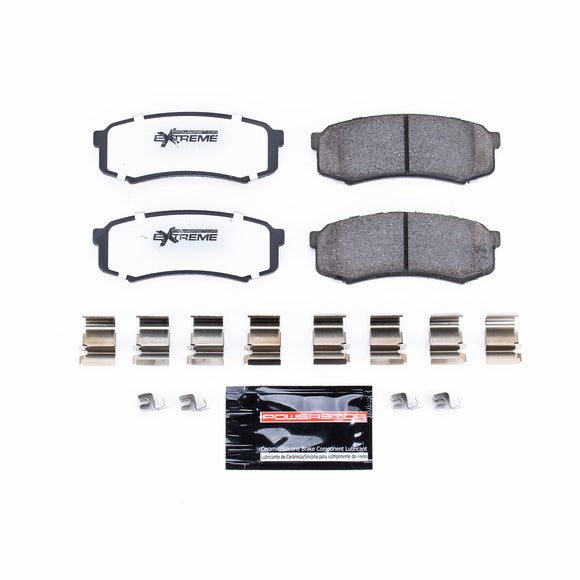 PowerStop Z36 Truck And Tow Carbon-Fiber Ceramic Brake Pads With Hardware