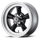 15X4.5 American Racing Torq Thrust D Black Wheel/Rim 5x114.3 15-4.5 ET-15-4