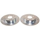 PowerStop Evolution Drilled Slotted Rotors Pair Rear For Nissan Altima